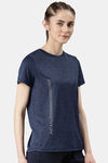 Enamor Relaxed Fitted Top - Navy Mel Active Reflective — thumbnail 4